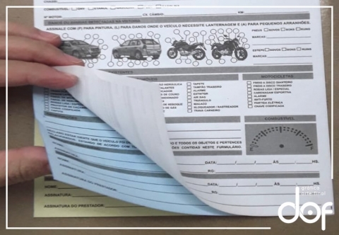 BLOCO CHEK LIST CARBONADO EM 3 VIAS BLOCO
