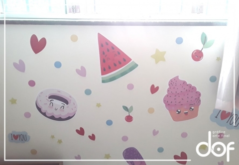ADESIVO COM CORTE PARA QUARTO INFANTIL ADESIVO INFANTIL