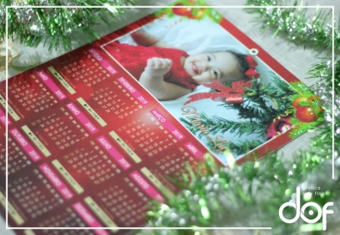 CALENDÁRIO DE PAREDE PERSONALIZADO COM FOTO CALENDÁRIO COM FOTO